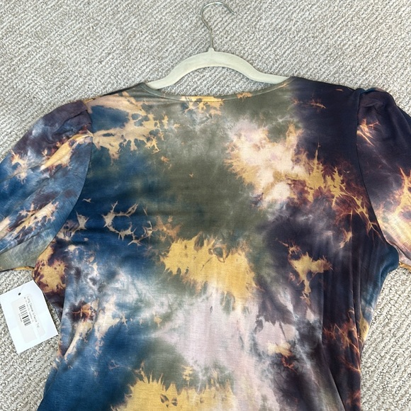 Veronica M Multicolor Tie-Dye Blouse - Picture 15 of 15